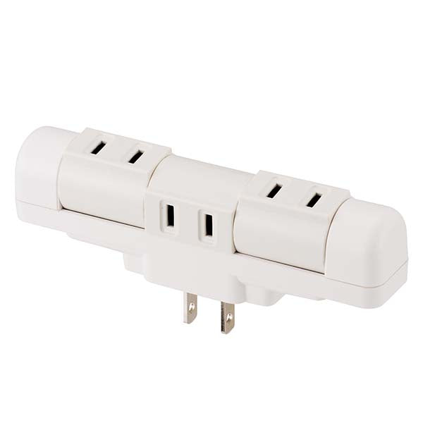 回転タップ 3個口_00-1250_HS-A1250W_OHM(オーム電機)