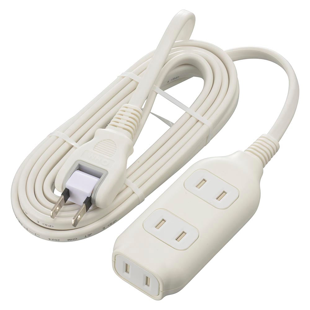 コード付タップ(3個口/3m/強力マグネット/難燃・耐熱ボディ/ホコリシャッター付/フリープラグ/ホワイト)_00-1675_HS-T33MGW22_OHM(オーム電機)
