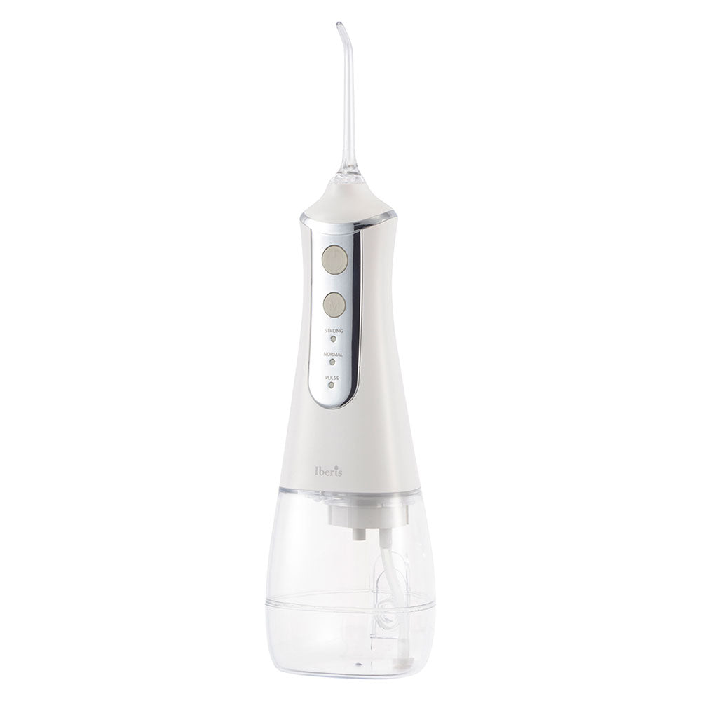 コードレスウォーターフロス(USB充電式/容量260ml/3段階水流/防水保護IPX6)_00-5878_HB-CA13-W_OHM(オーム電機)
