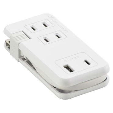 モバイルタップ【ケーブル収納】(ACコンセント×3、Type-A×1、Type-C×1/ケーブル23cm/ホワイト)_00-7083_HS-A3U1C115E-W_OHM(オーム電機)