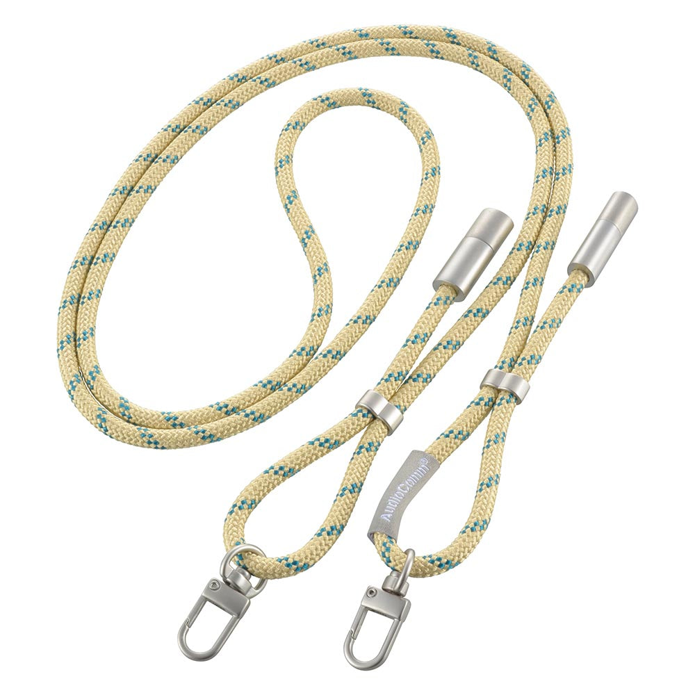 チャージングストラップケーブル(編み込み/USB-C to USB-C/1.5m/ブルーイエロー)_01-7276_SMT-LSCL15N-AY_OHM(オーム電機)