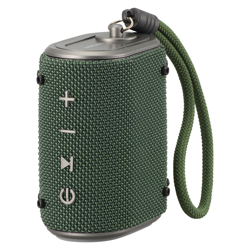 Bluetoothワイヤレスアウトドアスピーカー(USB-C充電式/連続再生5時間/最大出力5W/保護等級IP66/グリーン)_03-2479_ASP-W180N_OHM(オーム電機)