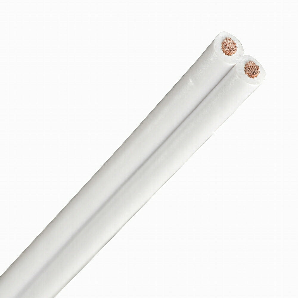 VFFビニル平形コード ビニール平行線(1.25mm2/2m/白)_04-7329_VFF1.25 2M WH_OHM(オーム電機)