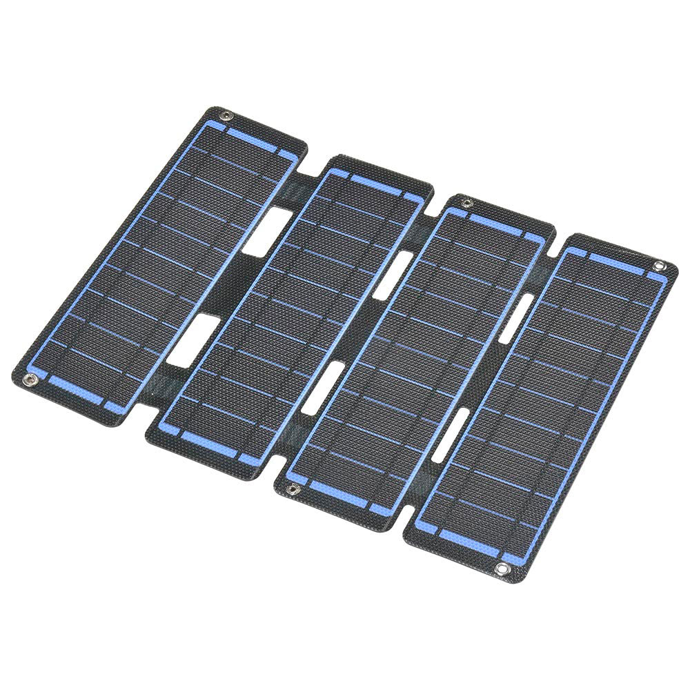 ソーラーパネル充電器(折り畳み式/14W/Type-A×2)_05-1174_BT-JS14AA1_OHM(オーム電機)