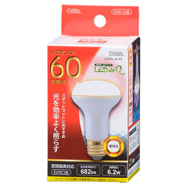 LED電球 レフランプ形(60形相当/682lm/電球色/E26/配光角150°/密閉形器具対応)