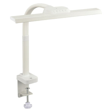 LEDデスクランプ【目にやさしい広角設計】(クランプ式/1500 lm/18W/Ra93/ホワイト)_06-1024_AS-LD1118K-W_OHM(オーム電機)