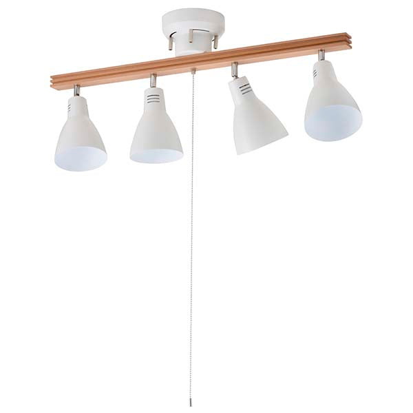 4灯シーリングライト(電球別売/E26/ホワイト)_06-1488_LT-YN40AW-W_OHM(オーム電機)