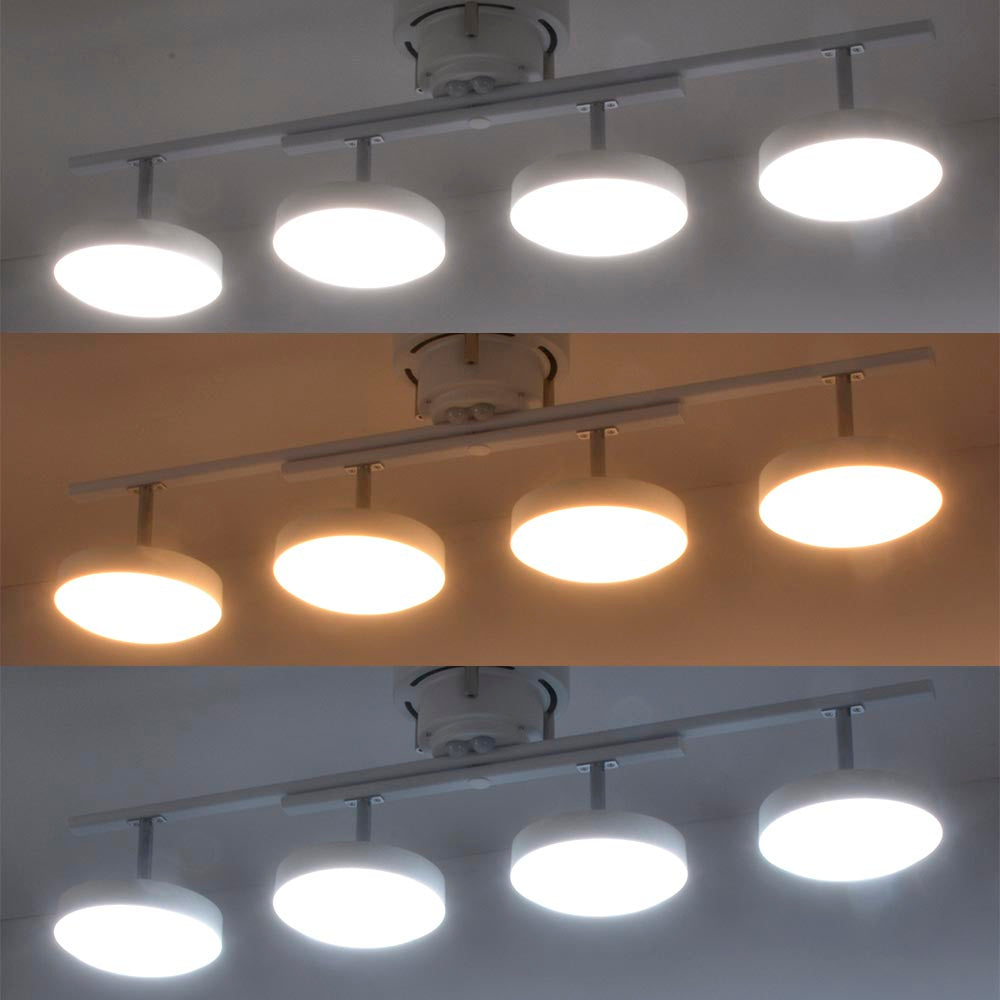 LED4灯シーリングライト(調光10段階/調色11段階/3800 lm/38W/~8畳/ホワイトウッド)_06-1647_LT-YLS4RC-W_OHM(オーム電機)