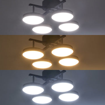 LED4灯ペンダントライト(調光10段階/調色11段階/3800 lm/38W/~8畳/ダークブラウン)_06-1650_LT-YLP4RC-K_OHM(オーム電機)