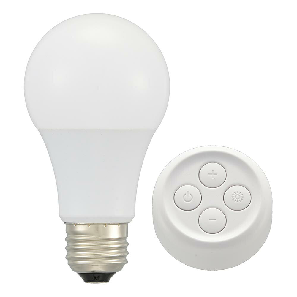 リモコン式LED電球(60形相当/無段階調光/無段階調色/850 lm/7.2W/E26)_06-1739_LDA7-G DCS5_OHM(オーム電機)