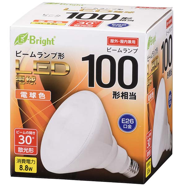 LDR9L-W20/100W LED電球 ビームランプ形 散光形(100形相当/780lm/電球色/E26)