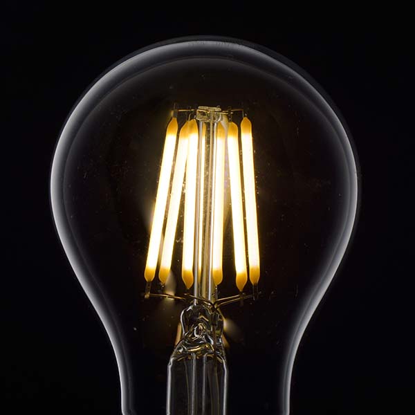 LDA6L/D C6 LEDフィラメントタイプ電球 クリア(60形相当/830lm/電球色/E26/全方向配光310°/調光器対応)