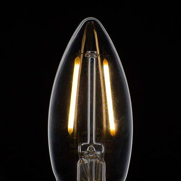 LDC2L/D C6 LEDフィラメントタイプ電球 シャンデリア球 クリア(25形相当/260lm/電球色/E26/全方向配光310°/調光器対応)