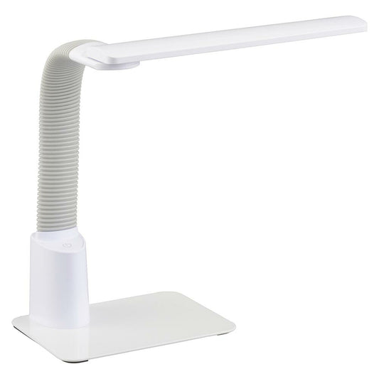 LEDデスクライト(3段階調光/550lm/6.8W/昼光色/ホワイト)_06-3847_DS-LS20BC-WD_OHM(オーム電機)