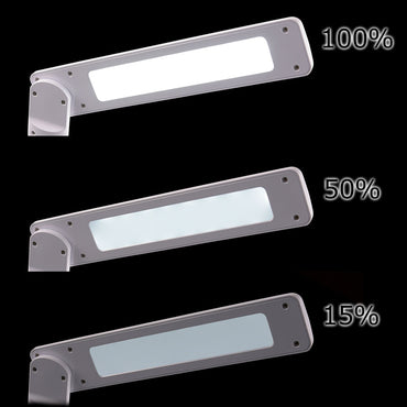 LEDデスクライト(3段階調光/550lm/6.8W/昼光色/ホワイト)_06-3847_DS-LS20BC-WD_OHM(オーム電機)
