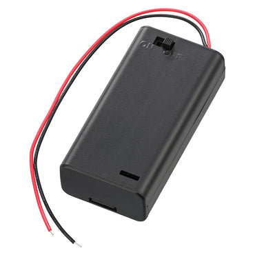 工作・ホビー用 電池ケース(単3×2個用/直列3V用/ブラック)_06-4947_KIT-UM3X2 SK_OHM(オーム電機)