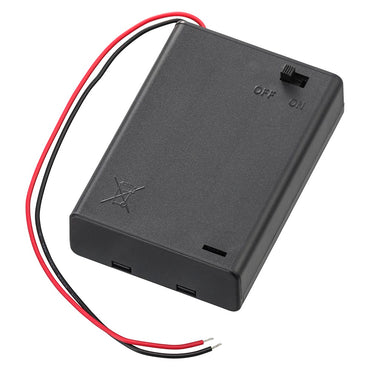 工作・ホビー用 電池ケース(単3×3個用/直列4.5V用/ブラック)_06-4948_KIT-UM3X3 SK_OHM(オーム電機)