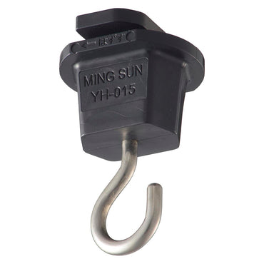 吊り下げフック(ライティングダクト用/耐荷重5kgまで/ブラック)_06-5030_ORL-5HK_OHM(オーム電機)