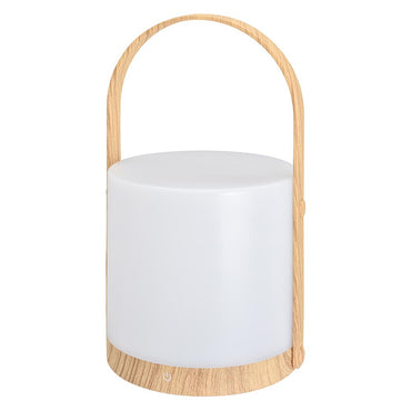 LEDテーブルランプ【木目調】(3段階調光/タッチ式スイッチ/USB充電 Type-C/140 lm/電球色)_06-5083_TT-Y102K_OHM(オーム電機)