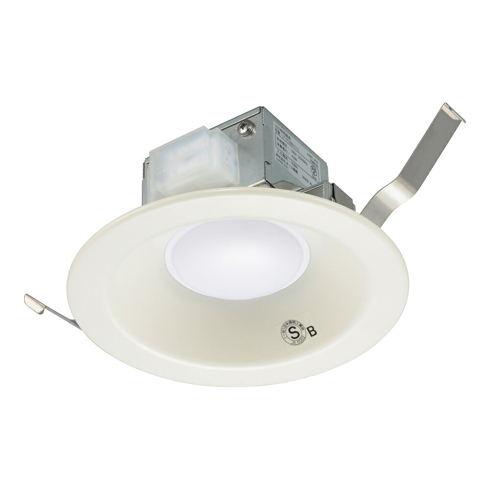 LEDダウンライト(470 lm/60形電球1灯相当/4.5W/電球色/SB形/埋込穴直径125mm/屋内専用)_06-5129_LT-D1206111-L_OHM(オーム電機)