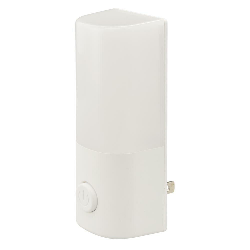LEDナイトライト(スイッチでON-OFF/昼白色/65 lm/コンセント差込式/ホワイト)_06-5152_NIT-ALA6PCL2-WN_OHM(オーム電機)