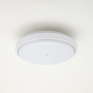 LED内玄関灯(人感・明暗センサー付/直径300mm/2300 lm/昼光色/18W)_06-5570_LT-Y18D-GB-PIR_OHM(オーム電機)