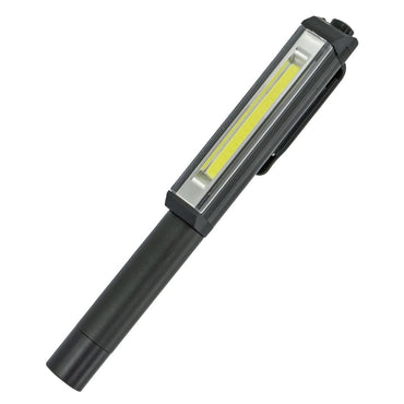 アルミ作業ライト(COB LED/ペンクリップ付/照射角度50°/単4形×3本使用/昼光色/150 lm/連続使用7時間)_08-0880_SL-W180R6C_OHM(オーム電機)