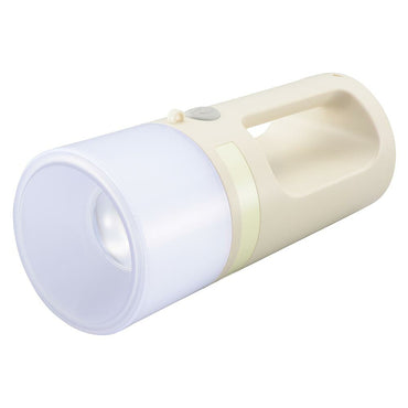 LEDトーチ&ランタン(給電用USBポート/蓄光帯付き/単2形×4本使用/450 lm/連続使用 白色HIGHで13時間/保護等級IPX4)_08-1340_LP-450AU-W_OHM(オーム電機)