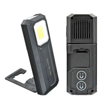 LEDマルチライト(USB充電式 ケーブル付属/COB付/調光4モード/1900 lm/保護等級 IPX7)_08-1397_SLW-CT1900-K_OHM(オーム電機)