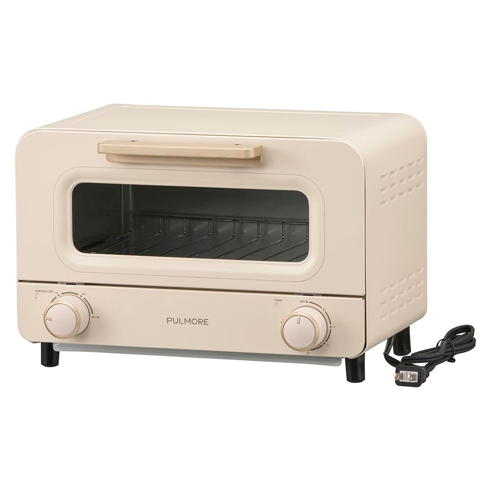 オーブントースター(2枚焼き/無段階温度設定100~230℃/30分タイマー)_08-1582_COK-POT11A-W_OHM(オーム電機)