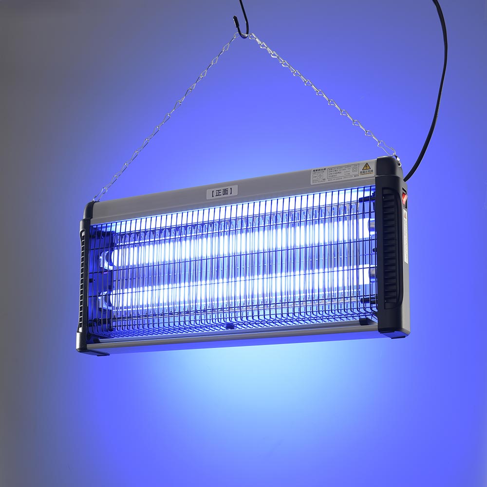 電撃殺虫器(使用誘虫灯FL15BL×2本/電源スイッチ付/屋内専用/コード1.8m/吊り下げ設置)_08-1618_OBK-GH130B_OHM(オーム電機)