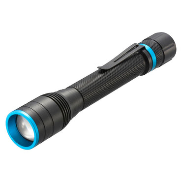 クリップ付きズームライト(360 lm/連続点灯3~6時間/保護等級IPX4/単3形×2本使用)_08-1669_LHA-PZ36A7_OHM(オーム電機)