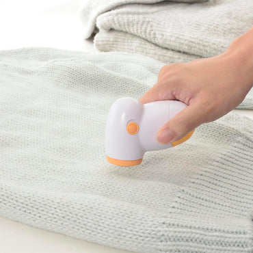 毛玉取り器(手のひらサイズ/32mm外刃/単3形×2本使用/本体質量90g/オレンジ)_08-3311_KAJ-KE508R_OHM(オーム電機)