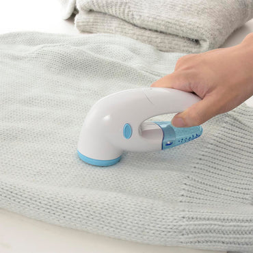 毛玉取り器(スリムグリップ/42mm外刃/単3形×2本使用/本体質量123g/ブルー)_08-3312_KAJ-KE506R_OHM(オーム電機)