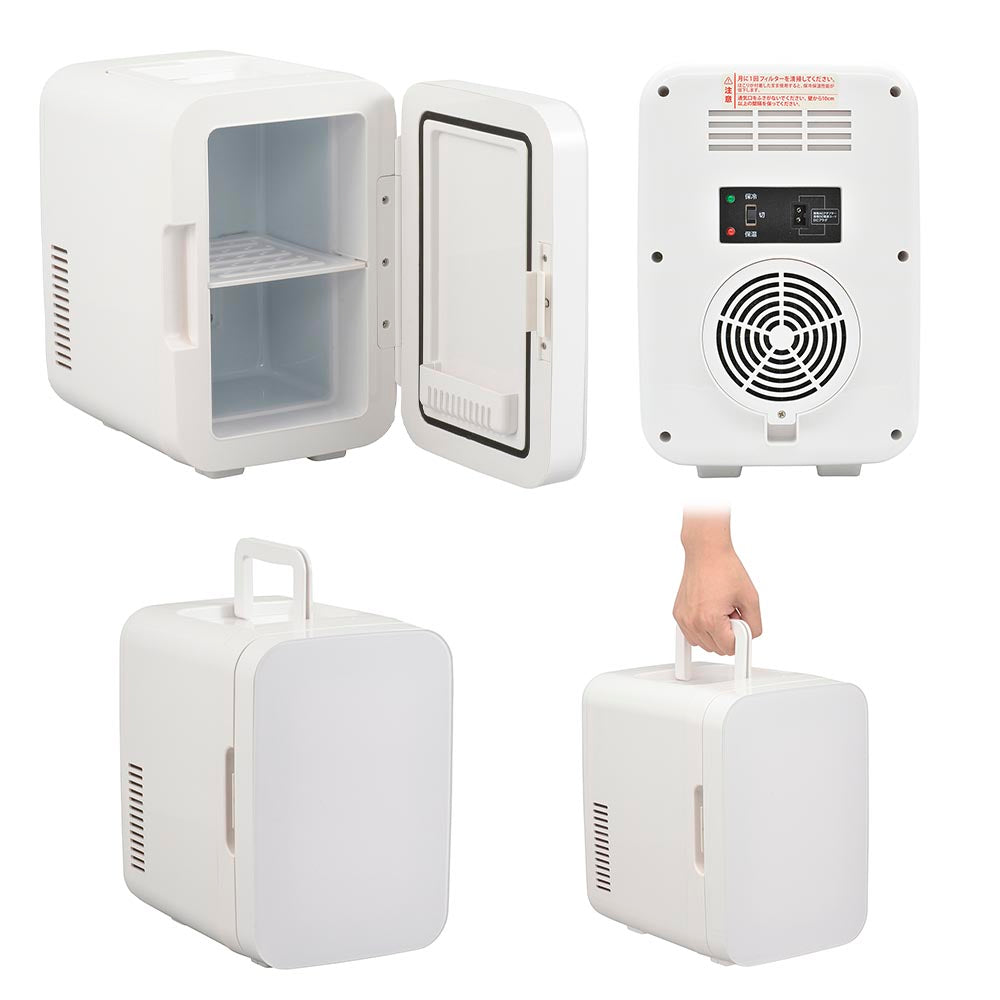 電子式保冷保温ボックス(5L/2.6kg/40W/ホワイト)_08-3327_COK-R056-W_OHM(オーム電機)