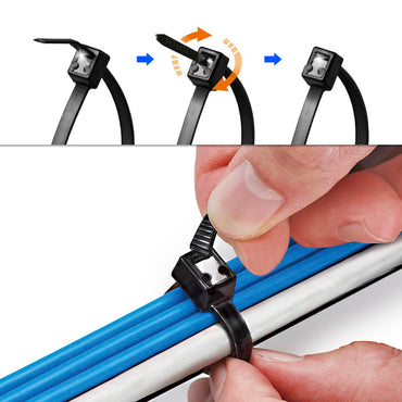 耐候性ハンドカットタイ(280mm/黒/20本入)_09-1281_LT-TSC280W20-K_OHM(オーム電機)