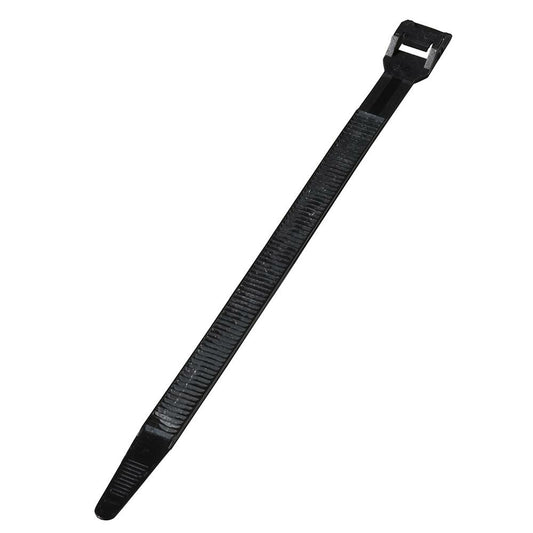 耐候性ロックタイ(180mm/黒/10本入り)_09-1282_LT-HD180-K10P_OHM(オーム電機)