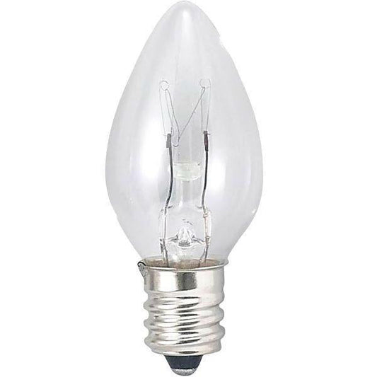 ローソク球 2個入 5W E12 クリア_1CCC2P_YAZAWA(ヤザワコーポレーション)