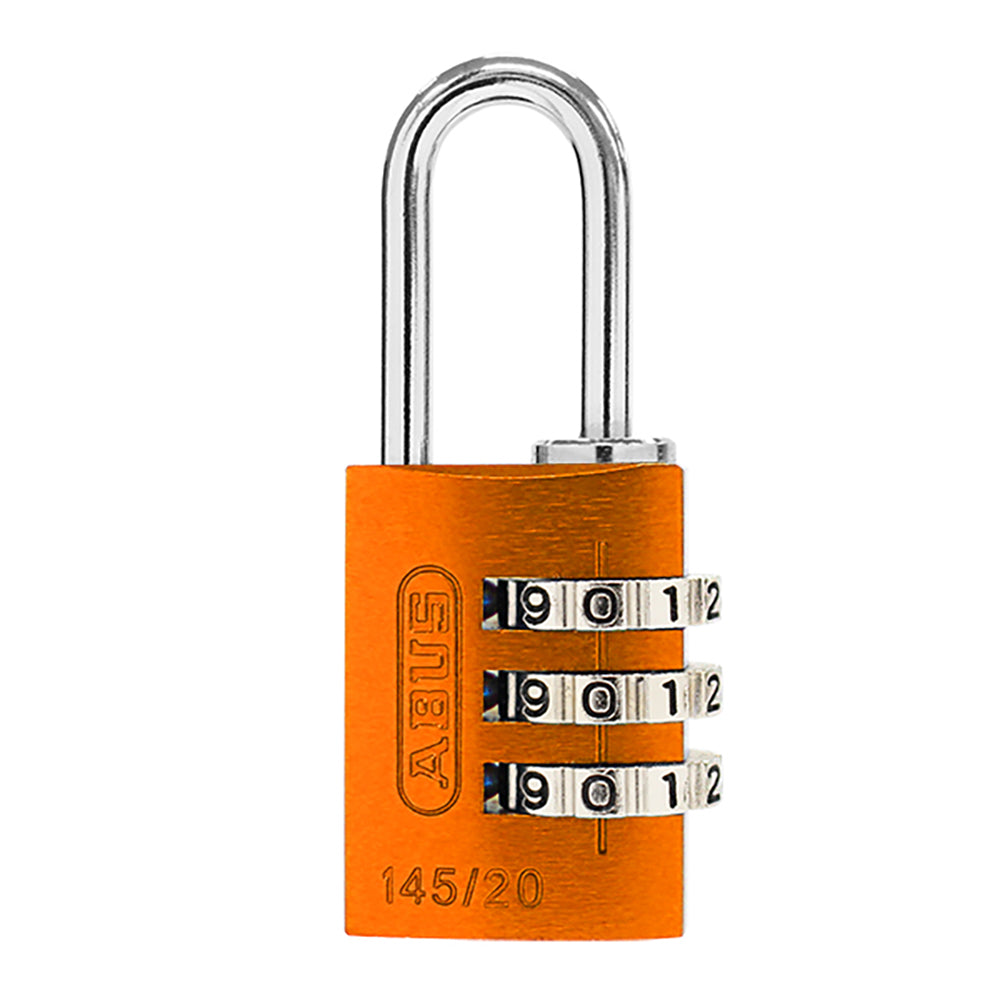 145 コンビネーション パドロック 145/20 ORANGE (オレンジ:橙)_ABUS (アバス)