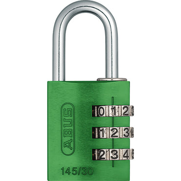 145 コンビネーション パドロック 145/30 GREEN (グリーン:緑)_ABUS (アバス)
