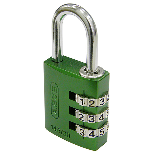 145 コンビネーション パドロック 145/30 GREEN (グリーン:緑)_ABUS (アバス)
