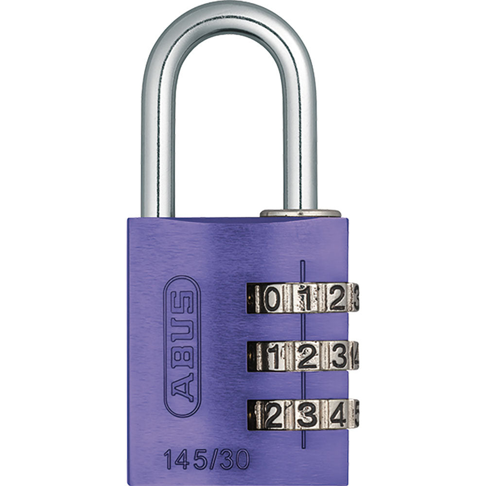 145/30 PU コンビネーション パドロック 紫_ABUS (アバス)