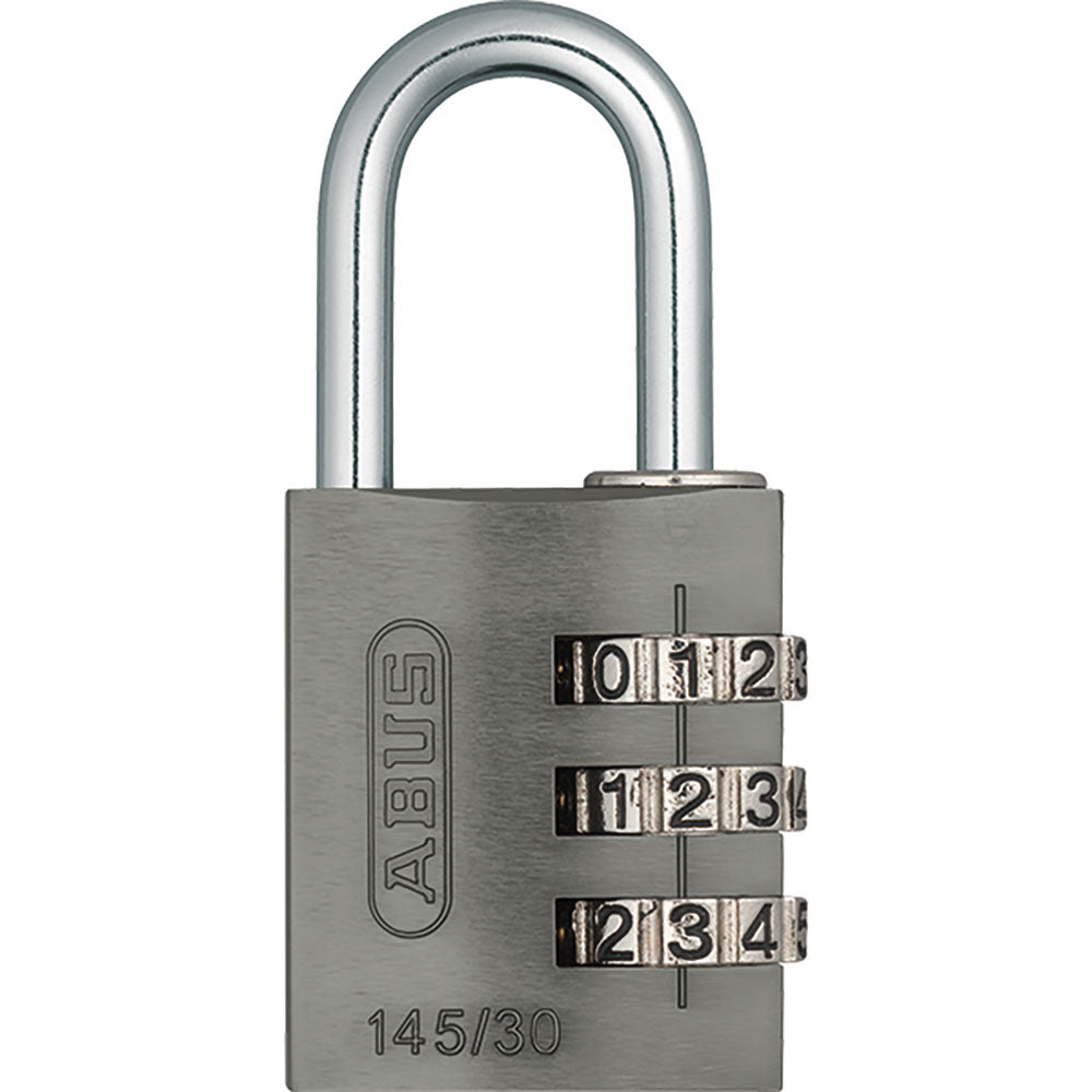 145 コンビネーション パドロック 145/30 TITANIUM (チタン:灰)_ABUS (アバス)