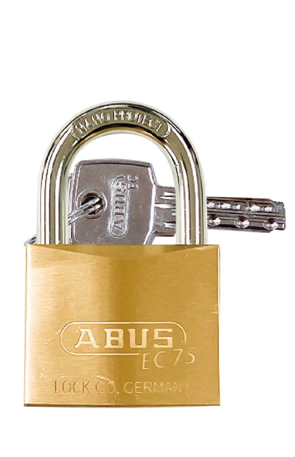 EC75 ブラスパドロック BPEC75/60 KD W/3_ABUS (アバス)