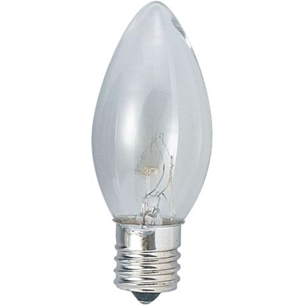 ローソク球 10W E12 クリア_C91710C_YAZAWA(ヤザワコーポレーション)