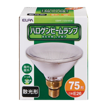 EBRF110V45W_1979100_ハロゲンビームランプ散光45W_ELPA(エルパ・朝日電器)