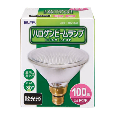 EBRF110V65W_1979200_ハロゲンビームランプ散光65W_ELPA(エルパ・朝日電器)