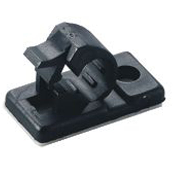 ケーブルクリップ 内径:9mm ブラック_FKN9_YAZAWA(ヤザワコーポレーション)