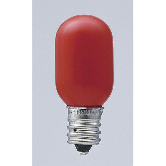 ナツメ球 5W E12 レッド 2個入 G-10H(R)