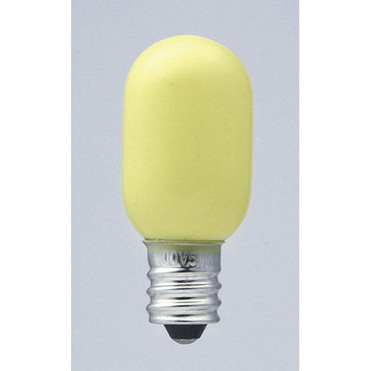 ナツメ球 5W E12 イエロー 2個入 G-10H(Y)